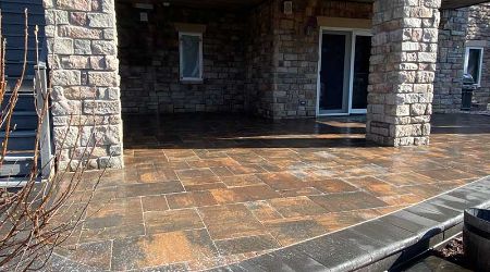 paver patio installation