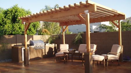 pergola construction